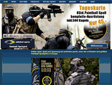 Tablet Screenshot of lasergame-wetzlar.de